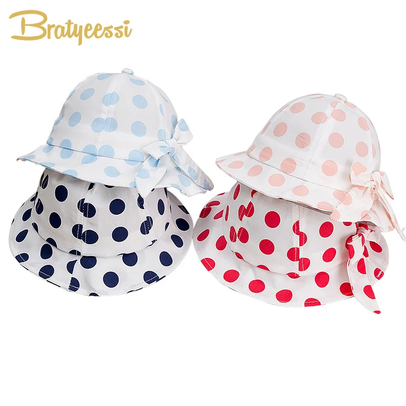 New Princess Baby Girl Hat Cotton Spring Summer Baby Cap Big Bow Dot Children Hats for Girls Kids Bucket Hat Baby Bonnet 1PC
New Princess Baby Girl Hat Cotton Spring Summer Baby Cap Big Bow Dot Children Hats for Girls Kids Bucket Hat Baby Bonnet 1PC