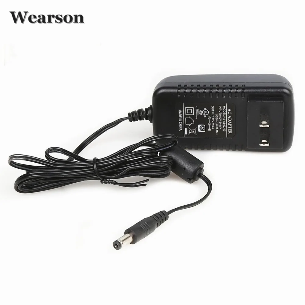 Wearson 12V 2A Power Supply Adapter 140cm Cable,AC 100-240V to DC 12V2A Switching Transformers For LCD Monitors DC 2.1mm X 5.5mm
Wearson 12V 2A Power Supply Adapter 140cm Cable,AC 100-240V to DC 12V2A Switching Transformers For LCD Monitors DC 2.1mm X 5.5mm