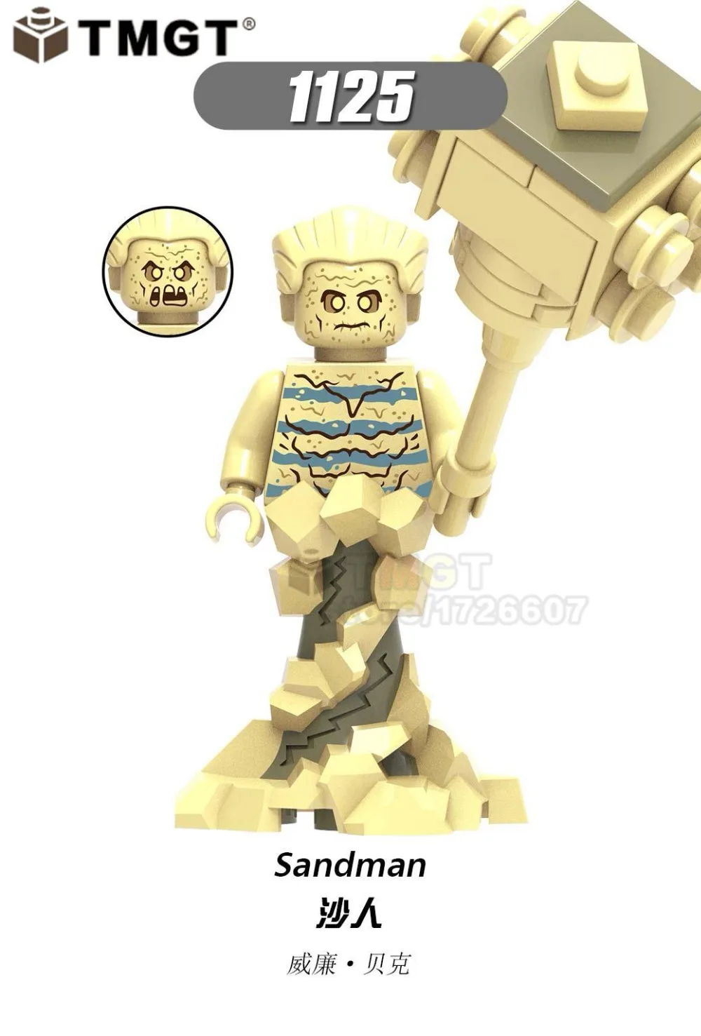 Single Sale Super Hero Sandman Spider-Man Iron Man Black Widow Thor Building Blocks Gift Toys For Children
Single Sale Super Hero Sandman Spider-Man Iron Man Black Widow Thor Building Blocks Gift Toys For Children