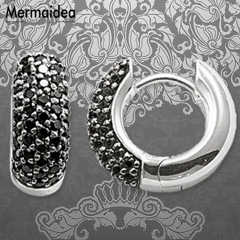 Creole Black Hinged Hoop Earrings Zirconia Fashion Jewelry Black Geometric 925 Sterling Silver Gift For Women Men 2019 New
Creole Black Hinged Hoop Earrings Zirconia Fashion Jewelry Black Geometric 925 Sterling Silver Gift For Women Men 2019 New