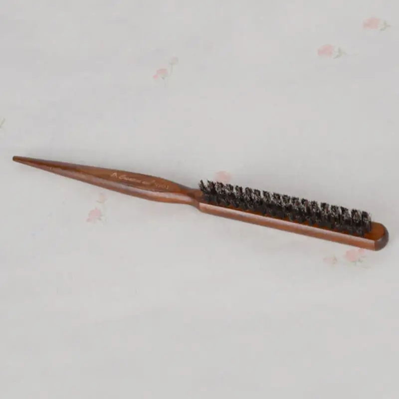1pc Professional Bristle Brush Soft Hair Styling Teasing Bristle Tease Brush Comb For Home Barbershop Hairdressing
1pc Professional Bristle Brush Soft Hair Styling Teasing Bristle Tease Brush Comb For Home Barbershop Hairdressing
