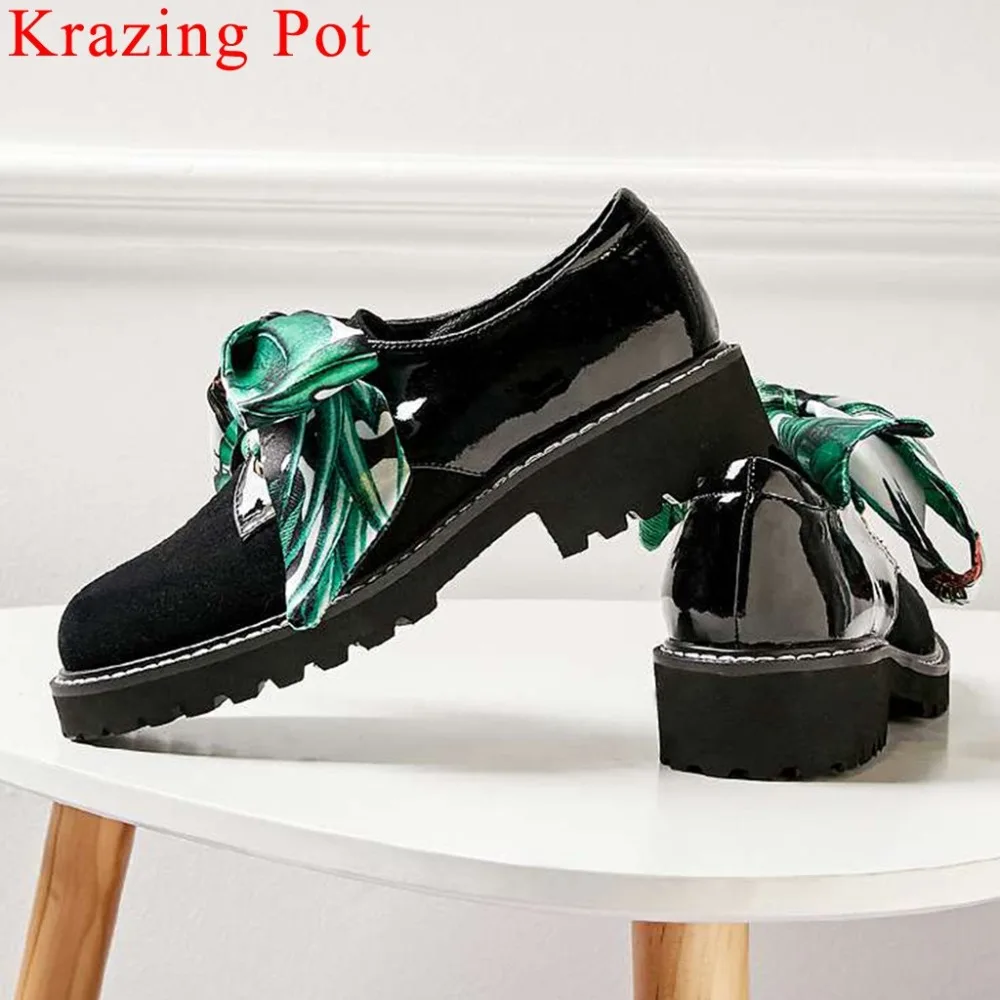 Krazing Pot original design lace up colorful gorgeous riband bowtie lace up pumps black kid suede dating party daily shoes L14
Krazing Pot original design lace up colorful gorgeous riband bowtie lace up pumps black kid suede dating party daily shoes L14