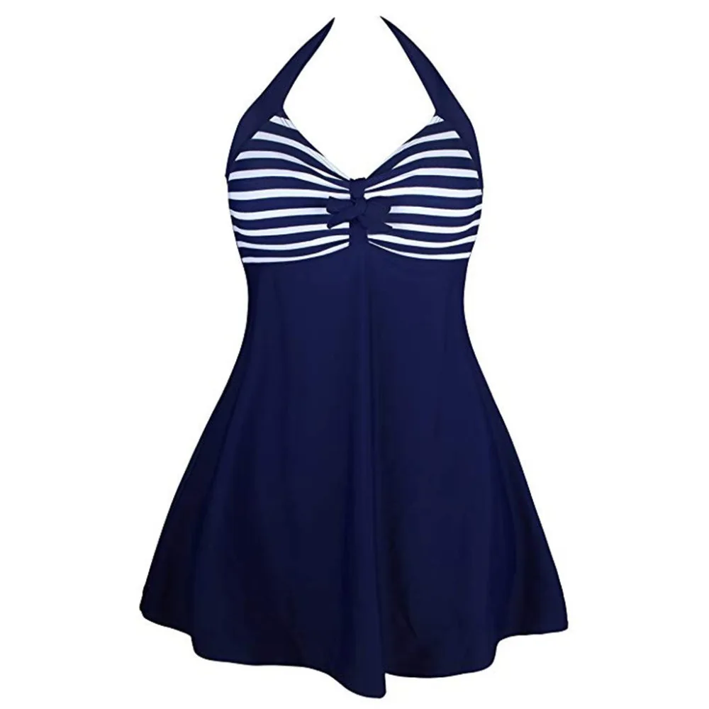 One Piece Swimsuits Striped for Women Slimming Monokini Swimwear High Waist Bathing Suits Casual HalterSwi Badpak Dames
One Piece Swimsuits Striped for Women Slimming Monokini Swimwear High Waist Bathing Suits Casual HalterSwi Badpak Dames