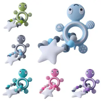 New Style! Silicone Teether Silicone Bracelet* Silicone beads Turtle Teether, Food Grade Silicone Teether
New Style! Silicone Teether Silicone Bracelet* Silicone beads Turtle Teether, Food Grade Silicone Teether