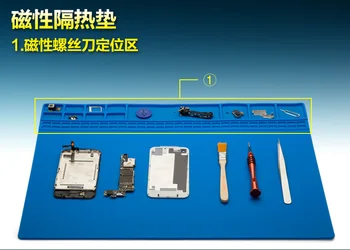 New for phones computer repair bench against static radio pad high temperature resistant insulation pad iron magnetic screw
New for phones computer repair bench against static radio pad high temperature resistant insulation pad iron magnetic screw