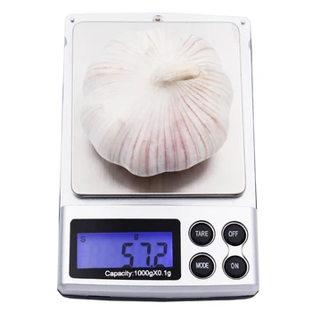 

by dhl fedex 50pcs Electronic 1000g x 0.1g LCD Display Balance Weight Scale 1kg Digital Jewelry Pocket Weighing