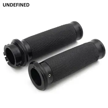 25mm Motorcycle Hand Grips Black 1'' Handlebar Grips CNC Street & Racing Moto Racing Grips For Harley Touring Softail Dyna 96-17
25mm Motorcycle Hand Grips Black 1'' Handlebar Grips CNC Street & Racing Moto Racing Grips For Harley Touring Softail Dyna 96-17
