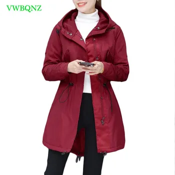 Spring Autumn Women New arrival Hooded Coat Fashion Female Coat Caramel lady Outerwear Loose Plus size Windbreaker coats 6XL 908
Spring Autumn Women New arrival Hooded Coat Fashion Female Coat Caramel lady Outerwear Loose Plus size Windbreaker coats 6XL 908