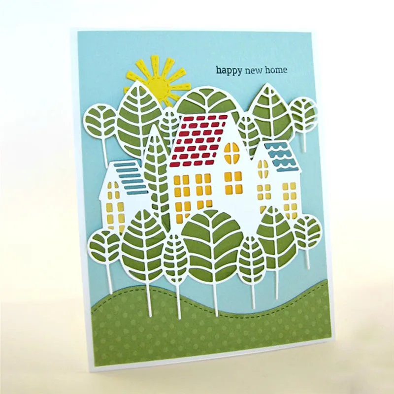 Eastshape Dies Forest Village New House Tree Metal Cutting Dies 10.3*8.8cm for Scrapbooking Card Album Making DIY Craft Die cut
Eastshape Dies Forest Village New House Tree Metal Cutting Dies 10.3*8.8cm for Scrapbooking Card Album Making DIY Craft Die cut