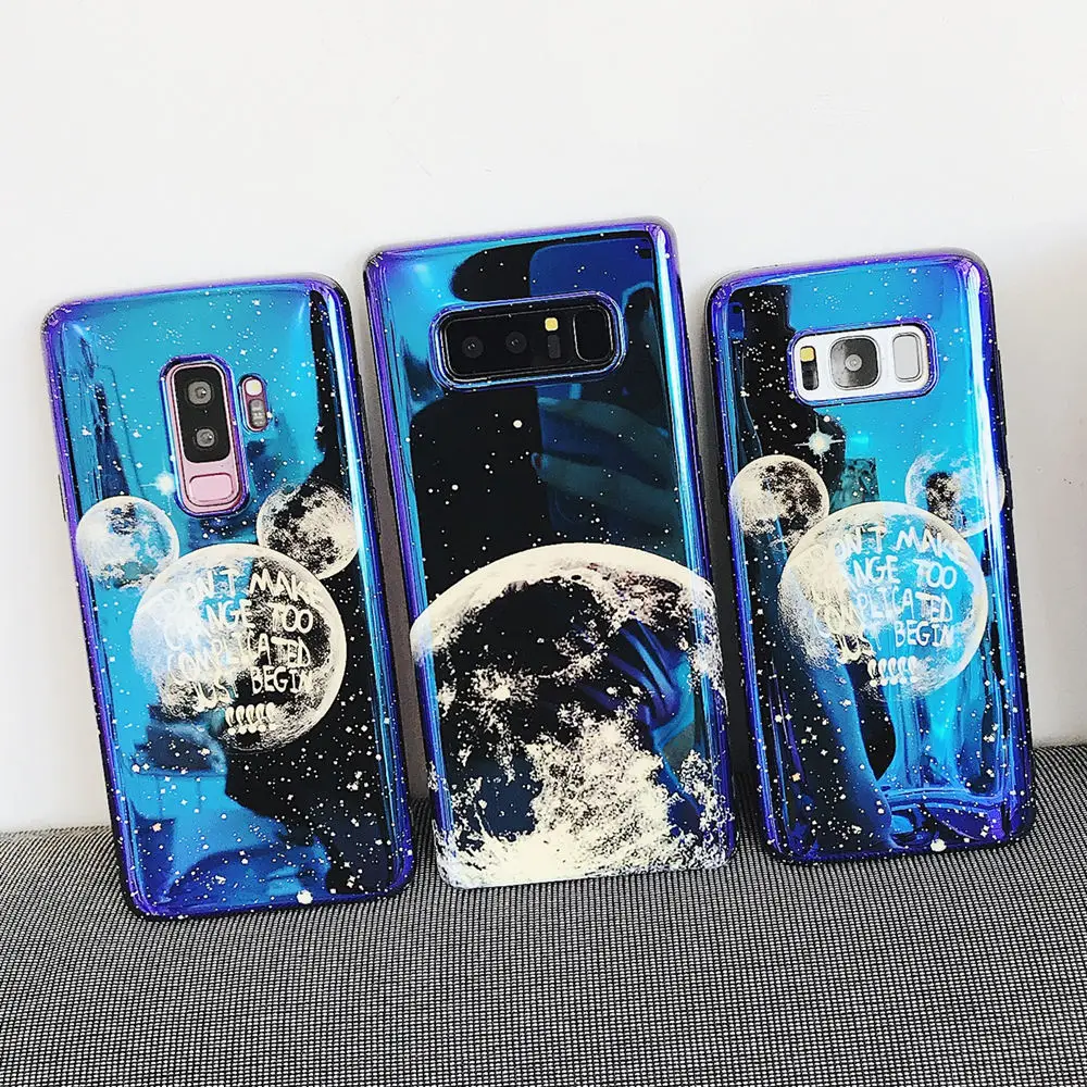 Blue Light Soft Phone Cover For Samsung S10E S9 S8 Plus S7edge Note9 Note8 A8S A9S Cartoon Mirror Mickey Moon Planet Space Case
Blue Light Soft Phone Cover For Samsung S10E S9 S8 Plus S7edge Note9 Note8 A8S A9S Cartoon Mirror Mickey Moon Planet Space Case
