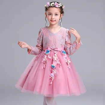 New Autumn Long Sleeves High-end Princess Flower Party Girls Dresses Kids Baby Floral Elegant Christmas Dress 5 6 7 8 9 10 Years
New Autumn Long Sleeves High-end Princess Flower Party Girls Dresses Kids Baby Floral Elegant Christmas Dress 5 6 7 8 9 10 Years