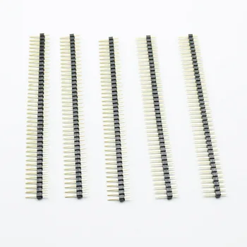 10pcs/lot Good quality 2.54mm 1X40 Single Row black Male Pin Header Strip 
10pcs/lot Good quality 2.54mm 1X40 Single Row black Male Pin Header Strip