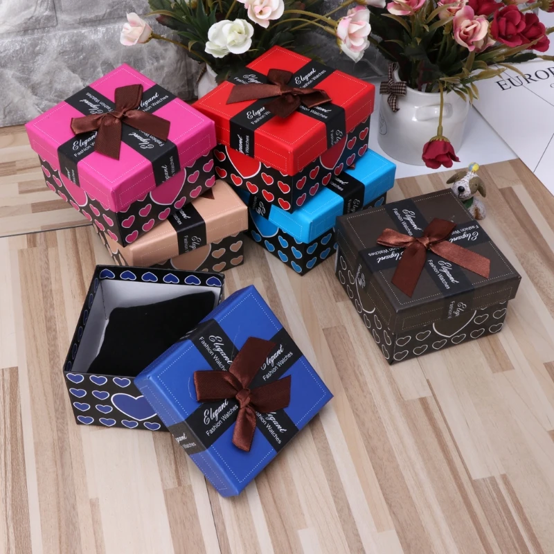 Fashion Watch Accessory Bowtie Durable Present Gift Box Case For Bracelet Bangle Jewelry Gift Watch Box gai
Fashion Watch Accessory Bowtie Durable Present Gift Box Case For Bracelet Bangle Jewelry Gift Watch Box gai
