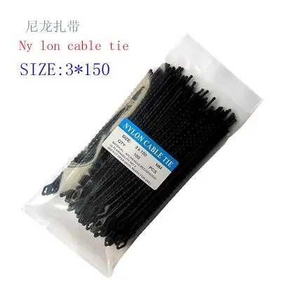 100PCS/LOT High temperature Bead-type drawstring tie cable tie Releasable Ties 3 * 150MM
100PCS/LOT High temperature Bead-type drawstring tie cable tie Releasable Ties 3 * 150MM