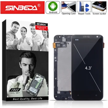 Sinbeda 4.3" For HTC Desire 300 LCD Display Touch Screen with Frame Digitizer For HTC Desire 300 Display For HTC 300 LCD Replace
Sinbeda 4.3" For HTC Desire 300 LCD Display Touch Screen with Frame Digitizer For HTC Desire 300 Display For HTC 300 LCD Replace