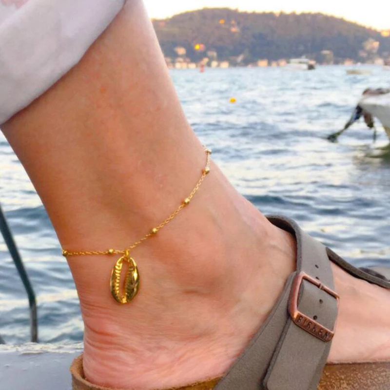 XIYANIKE 2019 New Boho Shell Pendant Anklet For Women Bracelets On The Leg Bohemian On Foot Ocean Beach Drop Jewelry Shipping
XIYANIKE 2019 New Boho Shell Pendant Anklet For Women Bracelets On The Leg Bohemian On Foot Ocean Beach Drop Jewelry Shipping