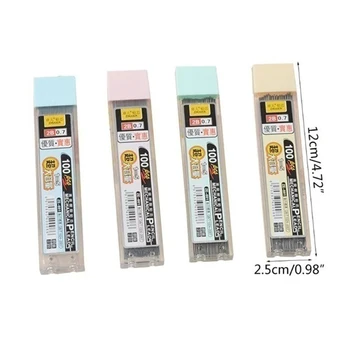New 100Pc/Box 0.5/0.7mm Graphite Lead 2B Mechanical Erasable Smooth Pencil Replace Lead Pencil Refill Writing Drawing Stationery
New 100Pc/Box 0.5/0.7mm Graphite Lead 2B Mechanical Erasable Smooth Pencil Replace Lead Pencil Refill Writing Drawing Stationery
