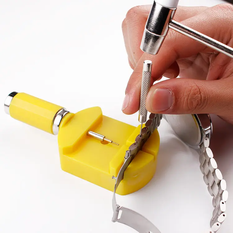 New Watch Tool Watch Band Adjust Tool Slit Strap Bracelet Chain Pin Remover WatchBand Adjuster Repair Tool Kit Watch Accessories
New Watch Tool Watch Band Adjust Tool Slit Strap Bracelet Chain Pin Remover WatchBand Adjuster Repair Tool Kit Watch Accessories