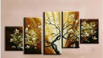 Chinese Flower The Plum Blossom 6 Designs 5 Panel Set Canvas Painting 100% Hand painted Modern Oil Painting on Canvas
Chinese Flower The Plum Blossom 6 Designs 5 Panel Set Canvas Painting 100% Hand painted Modern Oil Painting on Canvas