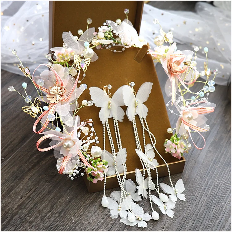Flowers, fairies, crowns, wreaths, headdresses, children's brides, portraits, butterfly hairbands, stage show accessories
Flowers, fairies, crowns, wreaths, headdresses, children's brides, portraits, butterfly hairbands, stage show accessories