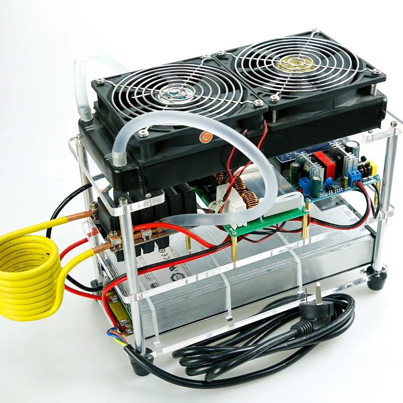 2000W ZVS Collection Magnetic Induction heating board Efficient cooling and air cooling Scientific display +power supply +pump
2000W ZVS Collection Magnetic Induction heating board Efficient cooling and air cooling Scientific display +power supply +pump
