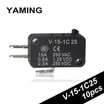 V-15-1C25 Black Small-sized Mini Point Action / Limit / Stroke / Travel Switch Copper (10PCS)
V-15-1C25 Black Small-sized Mini Point Action / Limit / Stroke / Travel Switch Copper (10PCS)