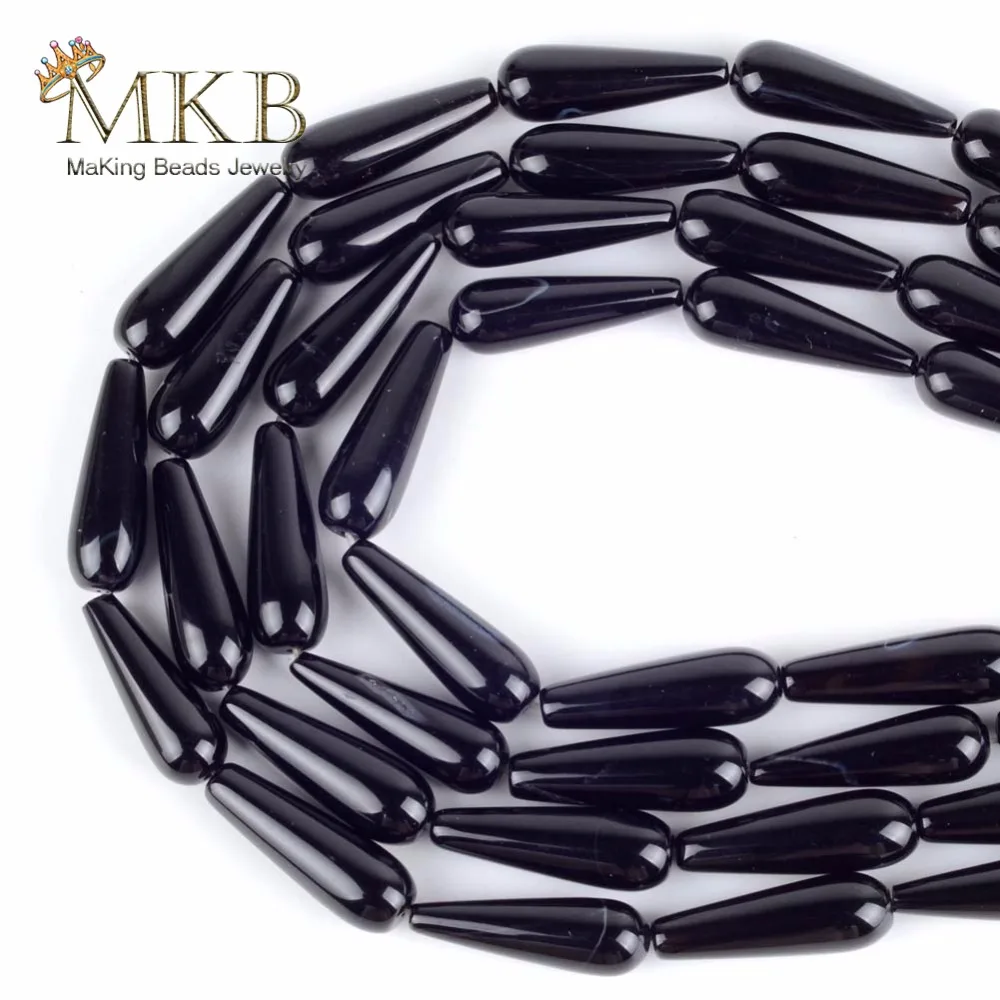 Natural Stone Beads 11*30mm Black Agates Waterdrop Charm Beads Fit Diy Bracelet Necklace Accessories Jewelry Making Wholesale
Natural Stone Beads 11*30mm Black Agates Waterdrop Charm Beads Fit Diy Bracelet Necklace Accessories Jewelry Making Wholesale