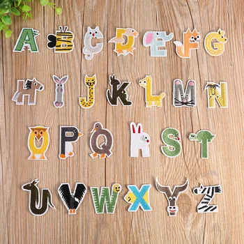 cartoon 26 English letter Animal Patchwork Patch Embroidered Patches For Clothing Iron On For Close Shoes Bags Badges Embroidery
cartoon 26 English letter Animal Patchwork Patch Embroidered Patches For Clothing Iron On For Close Shoes Bags Badges Embroidery