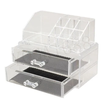 Transparent Two-layer Storage Box 4 Compartment Can Be Placed For Cosmetics, Easy To Clean And Detachable
Transparent Two-layer Storage Box 4 Compartment Can Be Placed For Cosmetics, Easy To Clean And Detachable
