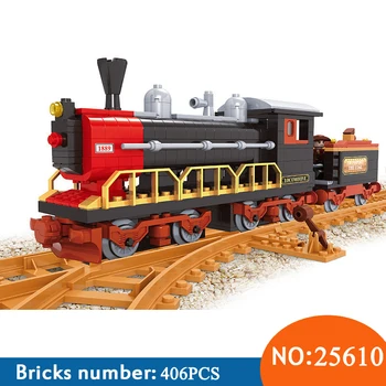AUSNI 25610 406PCS Model building kits trains rails 333 3D blocks Educational model building toys hobbies for children
AUSNI 25610 406PCS Model building kits trains rails 333 3D blocks Educational model building toys hobbies for children
