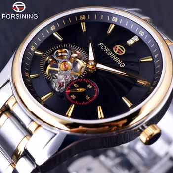 Forsining Classic Series Sapphire Mirror Tourbillion Designer 316L Stainless Steel Mens Watches Top Brand Luxury Automatic Watch
Forsining Classic Series Sapphire Mirror Tourbillion Designer 316L Stainless Steel Mens Watches Top Brand Luxury Automatic Watch