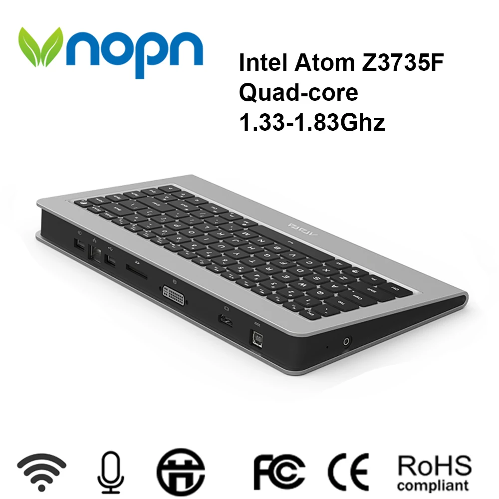 Vnopn Intel Atom Z3735F Quad-core 86 Keys Keyboard PC 2GB RAM 64GB SSD Windows 10 Pro OS HD-MI Display Desktops Computers
Vnopn Intel Atom Z3735F Quad-core 86 Keys Keyboard PC 2GB RAM 64GB SSD Windows 10 Pro OS HD-MI Display Desktops Computers