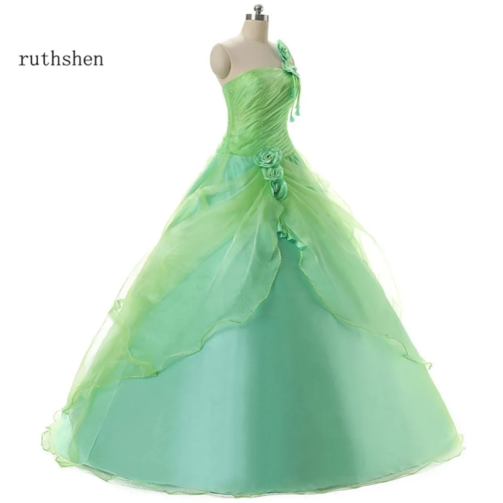 ruthshen Debutante Sweet 16 Girls Masquerade Ball Gowns 2017 One Shoulder Organza Mint Green Cheap Quinceanera Dresses
ruthshen Debutante Sweet 16 Girls Masquerade Ball Gowns 2017 One Shoulder Organza Mint Green Cheap Quinceanera Dresses