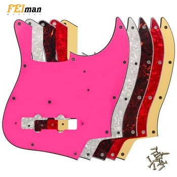 Pleroo Guitar parts custom pickguards Standard 4 String for fender MIJ Japan Jazz bass JB guitar Scratch Plate 11 screws
Pleroo Guitar parts custom pickguards Standard 4 String for fender MIJ Japan Jazz bass JB guitar Scratch Plate 11 screws
