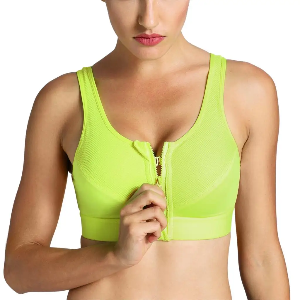 Womens Level 4 Support Non Padded Powerback Underwire Active Bra,White02,C,40