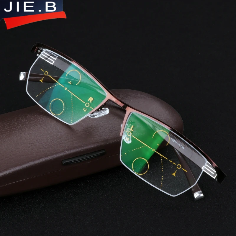 Multi-Focal Progressive Reading Glasses Men Commercial Diopter glasses Presbyopic Eyeglasses gafas de lectura multifocal glasses
Multi-Focal Progressive Reading Glasses Men Commercial Diopter glasses Presbyopic Eyeglasses gafas de lectura multifocal glasses