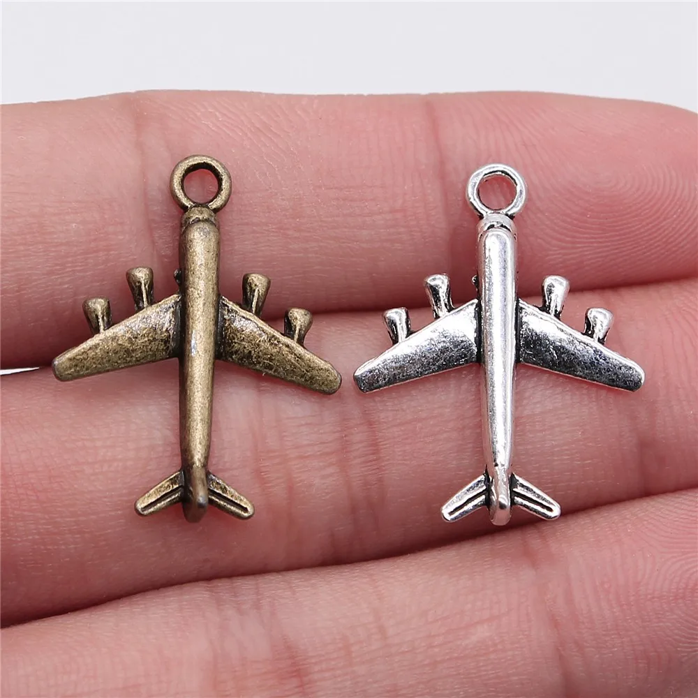 WYSIWYG 10pcs 27x21mm Airplane Fighter Charm Pendants For Jewelry Making Antique Silver Aircraft Pendants Charm Aircraft
WYSIWYG 10pcs 27x21mm Airplane Fighter Charm Pendants For Jewelry Making Antique Silver Aircraft Pendants Charm Aircraft