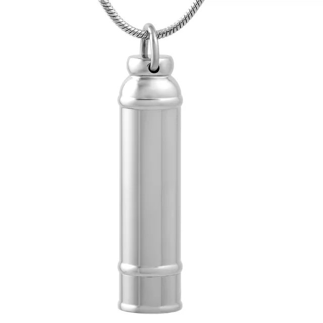 JJ11928 Free Engraving Stainless Steel Cylinder Memorial Urn Necklace Hold Human/Pet Cremation Ashes Pendant Keepsake jewelry
JJ11928 Free Engraving Stainless Steel Cylinder Memorial Urn Necklace Hold Human/Pet Cremation Ashes Pendant Keepsake jewelry