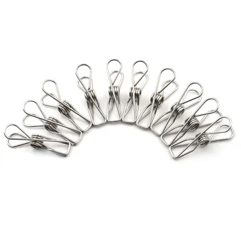 10pcs/lot Clothes Pegs Modern Stainless Steel Metal Spring Clips Clothes Hanging Pegs Clips Clamps Silver Binder Clips
10pcs/lot Clothes Pegs Modern Stainless Steel Metal Spring Clips Clothes Hanging Pegs Clips Clamps Silver Binder Clips