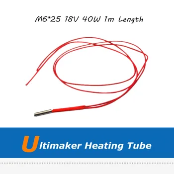 Ultimaker 3D Printer Parts 18V 40W 1m Length M6*25mm Heating Tube UM Heater Cable
Ultimaker 3D Printer Parts 18V 40W 1m Length M6*25mm Heating Tube UM Heater Cable