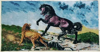 Free shipping hot sell big size fabric home decoration art picture,new technical items,Lion with Horse
Free shipping hot sell big size fabric home decoration art picture,new technical items,Lion with Horse