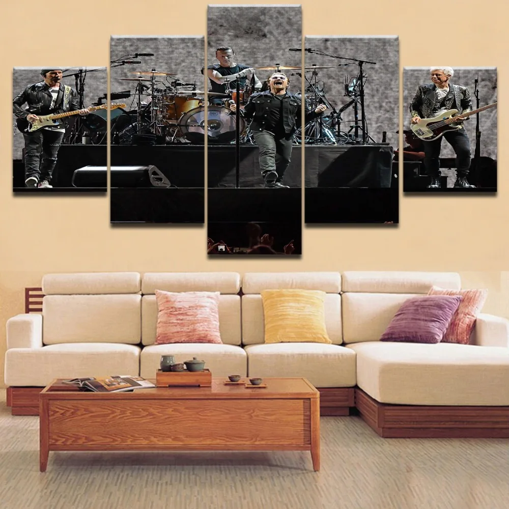 Wall Art 5 Pieces HD Printing Painting Wall Art Hard Rock Concert Type Poster Home Decorative For Modern Living Room Framework
Wall Art 5 Pieces HD Printing Painting Wall Art Hard Rock Concert Type Poster Home Decorative For Modern Living Room Framework