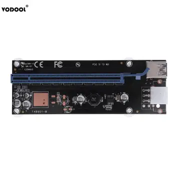 PCI-E Express 1x to 16x Extender Riser Card Adapter SATA 15Pin-6Pin Power Cable USB 3.0 Extension Cable for BTC Miner
PCI-E Express 1x to 16x Extender Riser Card Adapter SATA 15Pin-6Pin Power Cable USB 3.0 Extension Cable for BTC Miner