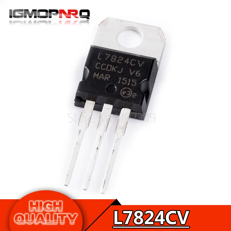 10pcs free shipping L7824CV L7824 KA7824 MC7824 Voltage Regulator 15V 1.5A TO-220 new original
10pcs free shipping L7824CV L7824 KA7824 MC7824 Voltage Regulator 15V 1.5A TO-220 new original