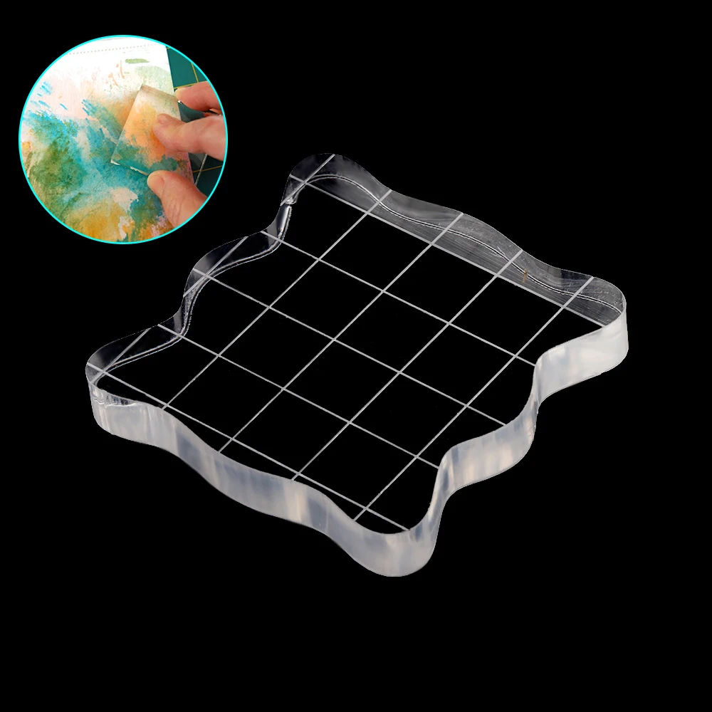 1PC Transparent Stamp Scale Acrylic Pad DIY Scrapbooking Color Process Essential Tools Craft Painting Tools Handmade
1PC Transparent Stamp Scale Acrylic Pad DIY Scrapbooking Color Process Essential Tools Craft Painting Tools Handmade