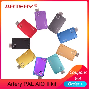 Electronic cigarett Kit Artery Pal AIO 2 Kit 1000mah with 3ml tank pod suit 1.0ohm/mesh 0.6ohm coils MTL Vape upgrade Artery Pal
Electronic cigarett Kit Artery Pal AIO 2 Kit 1000mah with 3ml tank pod suit 1.0ohm/mesh 0.6ohm coils MTL Vape upgrade Artery Pal