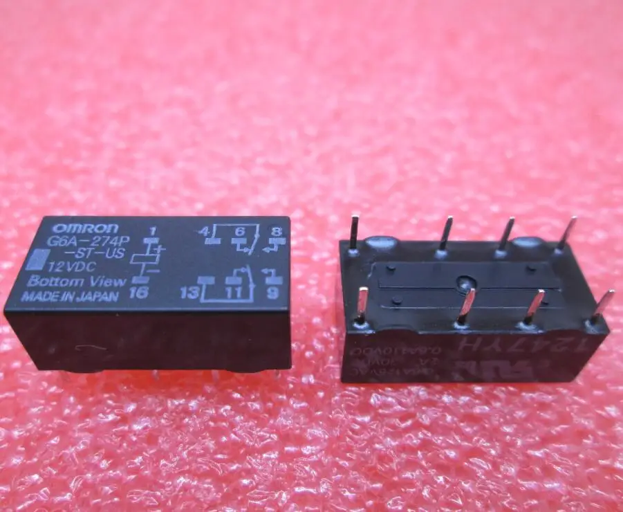 NEW relay G6A-274P-ST-US 12VDC G6A-274P-ST-US-12VDC G6A-274P-ST G6A-274P G6A274PSTUS 12VDC DC12V 12V DIP8 10pcs/lot
NEW relay G6A-274P-ST-US 12VDC G6A-274P-ST-US-12VDC G6A-274P-ST G6A-274P G6A274PSTUS 12VDC DC12V 12V DIP8 10pcs/lot