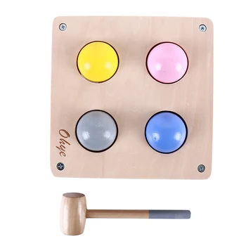 Children Learning Education Wooden Block Toys Colorful Knocking Table Wooden Hammer Ball Toys For Kids Gift
Children Learning Education Wooden Block Toys Colorful Knocking Table Wooden Hammer Ball Toys For Kids Gift