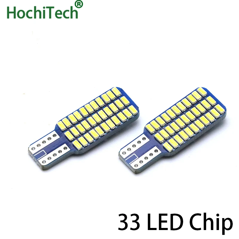 Top Quality Universal Canbus Error Free 12V 33 SMD Chip LED T10 W5W Bulb White Crystal Blue License Plate Light Interior | Автомобили и