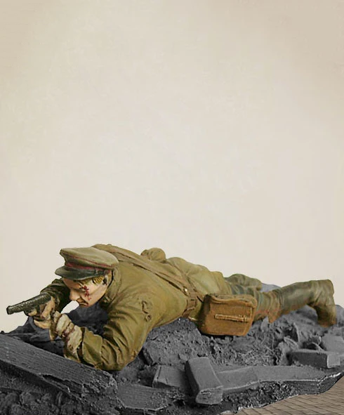 Assembly Unpainted Scale 1/35 Politruk USSR - man with base figure Historical Resin Model Miniature Kit
Assembly Unpainted Scale 1/35 Politruk USSR - man with base figure Historical Resin Model Miniature Kit